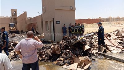 إصابة 9 باختناق في حريق بالأرشيف الإلكتروني بالنيابة العامة بالتجمع الخامس