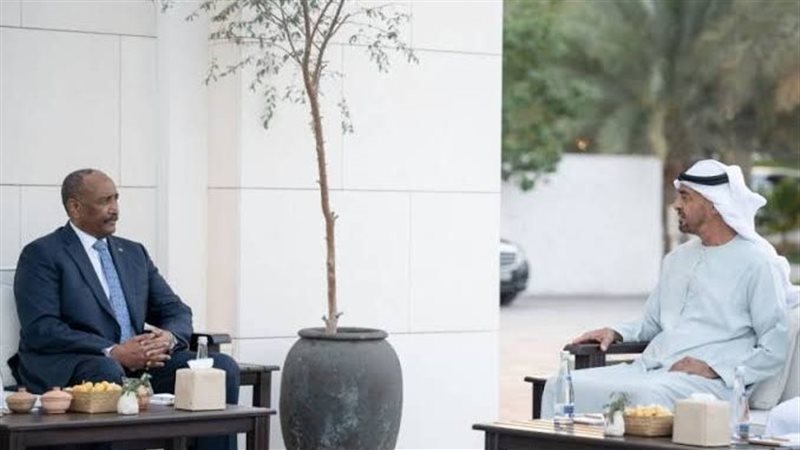 البرهان وبن زايد،