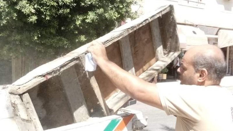 رفع إشغالات بالبحيرة