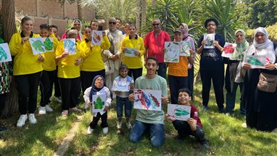 ورش فنية لذوي الهمم والأيتام في متحف زكريا الخناني