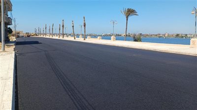 رصف كورنيش رشيد بالبحيرة بتكلفة 15.8 مليون جنيه
