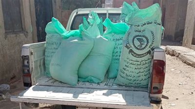 تموين الجيزة تحبط تهريب 33 طن دقيق مدعم في الصف 