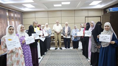 كلية الدراسات الإنسانية للبنات جامعة الأزهر تستضيف تصفيات المشروع الوطني للقراءة 