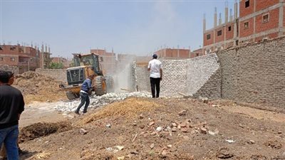 إزالة 27 حالة تعد على الأراضي الزراعية بالشرقية 