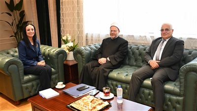 مفتي الجمهورية في وزارة التضامن لبحث تعزيز التعاون المشترك 