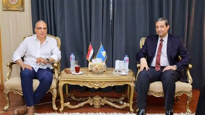 محافظ دمياط يستقبل وزير الري في مستهل زيارته للمحافظة 