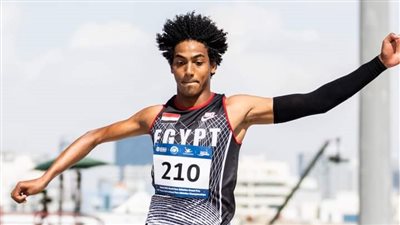 عبد الرحمن يوسف: طموحى تحقيق ميدالية لألعاب القوى فى بارالمبياد باريس