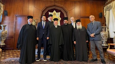 أمين حكماء المسلمين يلتقي رئيس أساقفة القسطنطينية لتعزيز التعاون المشترك