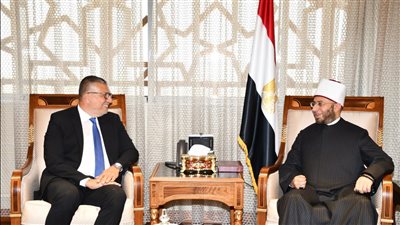 لتنسيق الدورات التثقيفية، وزير الأوقاف يستقبل رئيس اتحاد إذاعات دول التعاون الإسلامي 