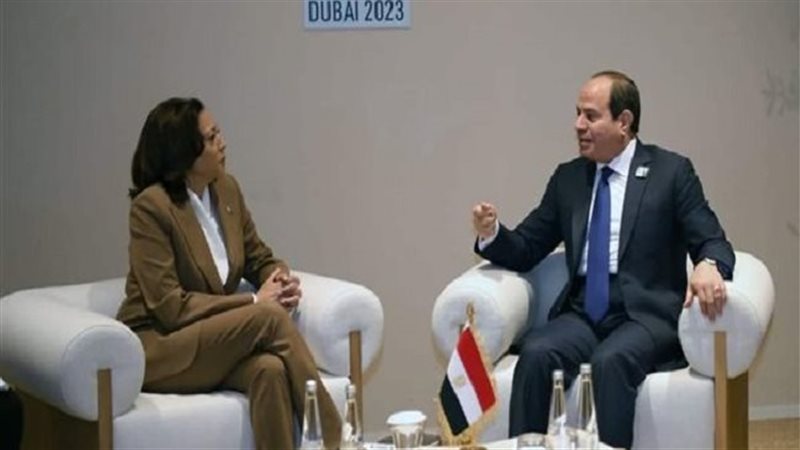 الرئيس السيسي وكامالا