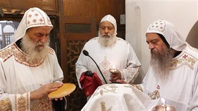 5 أساقفة يشاركون في إحياء ذكرى الأنبا ساويروس أسقف دير المحرق
