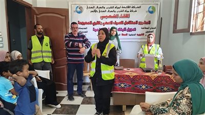 مياه الأقصر تنفذ حملة توعوية لترشيد الاستهلاك بالطود