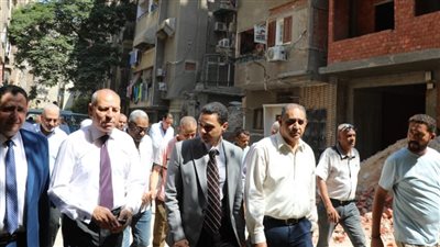 محافظ القاهرة يتفقد أعمال إزالة بناء مخالف بالزيتون