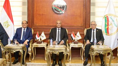 النيابة الإدارية تبحث مع رئيس محكمة النقض والنائب العام والأعلى للقضاء التعاون القضائي 