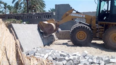 إزالة 32 حالة تعدٍ على الأراضي الزراعية وأملاك الدولة بالبحيرة