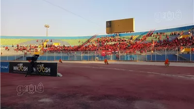 توافد جماهير الأهلي على ملعب الدفاع الجوي استعدادا لمواجهة بيراميدز (صور)