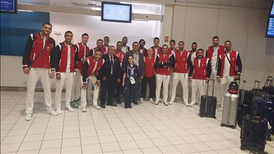الألعاب الأولمبية 2024، استقبال رسمي لمنتخب الكرة الطائرة في مطار باريس