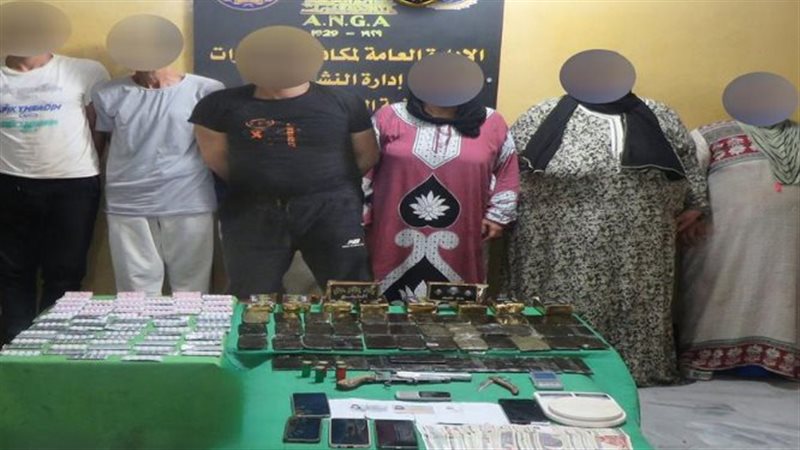 ضبط تشكيل عصابى يدير