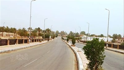 انتظام تشغيل محطات مياه الشرب والكهرباء بمدينة أبو سمبل عقب استقرار الأحوال الجوية (صور)