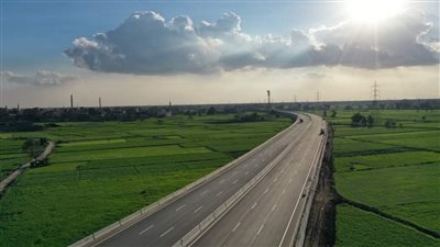 تصوير جوي لمحور الزقازيق السنبلاوين بعد الانتهاء من تنفيذه (فيديو)