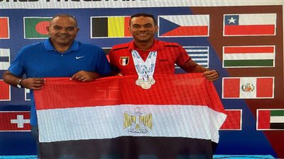 محمد طارق لاعب القوات المسلحة يحقق إنجازًا رياضيًا فى بطولة العالم للسباحة 
