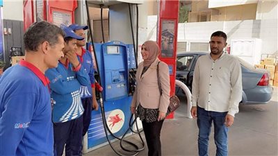 مديرية تموين الجيزة تتفقد محطات الوقود بعد ارتفاع أسعار البنزين (صور)