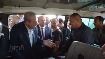 محافظ الغربية للسائقين: لن نسمح بأي زيادة على التعريفة الجديدة