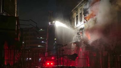 حي الموسكي يشكل لجنة هندسية ثلاثية لمعاينة العقار المحترق بالعتبة