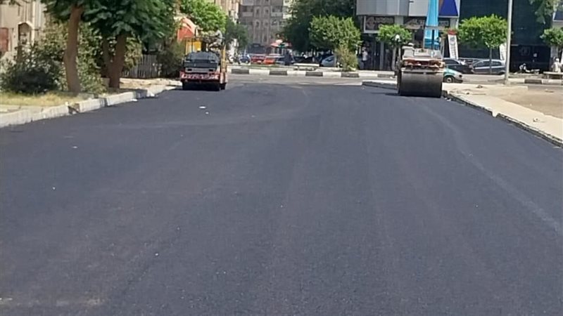 جانب من أعمال رصف