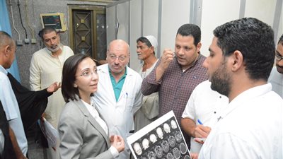 محافظ البحيرة تتفقد مستشفى الدلنجات المركزي 