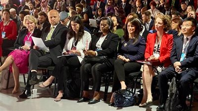 وزيرة التخطيط تشارك في إطلاق التحالف العالمي لمكافحة الجوع والفقر