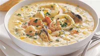 طريقة عمل شوربة السي فود، سهلة وبسيطة وغير مكلفة 