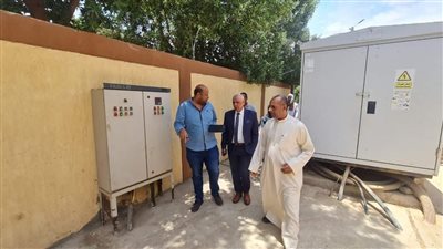 مياه قنا: إحلال وتجديد مكونات وحدتين نقالي بقرية المحروسة