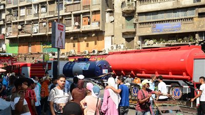 استغرقت 16 ساعة لإخماده، الحماية المدنية تواصل أعمال تبريد موقع حريق العتبة (فيديو وصور)