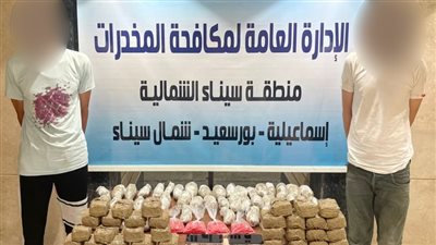 ضبط 3 عناصر إجرامية بحوزتهم كميات من المخدرات بمطروح والإسماعيلية