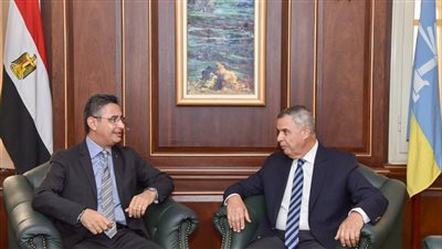 محافظ الإسكندرية يستقبل وزير التموين (صور)