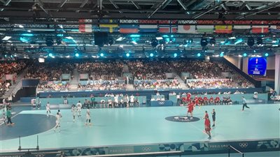 أولمبياد باريس، منتخب اليد يتقدم على المجر في الشوط الأول