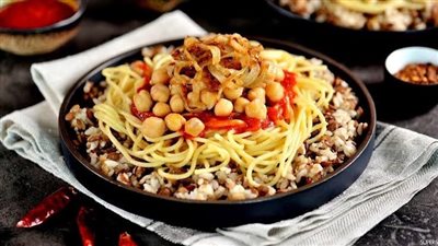 طريقة عمل الكشري في البيت، أوفر وألذ