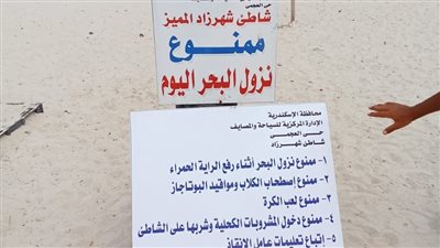 منع النزول لمياه البحر بالعجمي في الإسكندرية (فيديو)