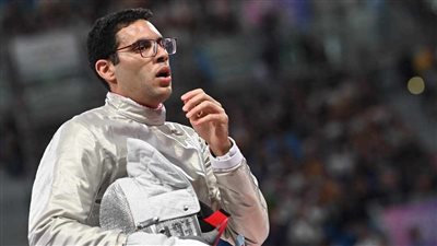 أولمبياد باريس، محمد عامر يتأهل لربع نهائي السلاح بعد تخطي بطل جورجيا باللمسة الذهبية (صور)