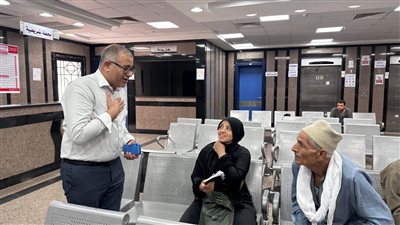 بدء التشغيل التجريبي للعيادة المسائية بمستشفي القناطر لمنتفعي التأمين الصحي بالقليوبية