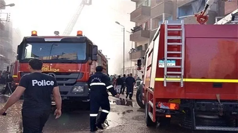 حريق بشبرا الخيمة،