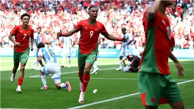 أولمبياد باريس، المغرب يسجل الهدف الأول أمام الولايات المتحدة 