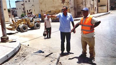 رئيس مدينة الأقصر يتابع رفع الإشغالات وتنفيذ مشروعات الرصف والتطوير 