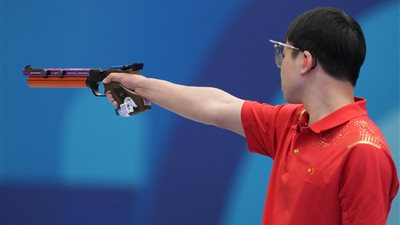 أولمبياد باريس، الصيني يو تشي يحرز ذهبية الرماية في المسدس الهوائي