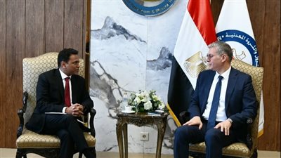 وزير البترول يبحث مع وفد 