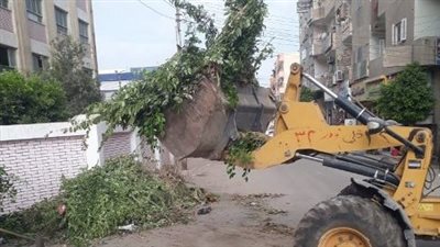 حملات مكبرة لإزالة الإشغالات ونظافة الشوارع في الشرقية 