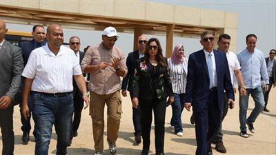 وزيرة التنمية المحلية ومحافظ الجيزة يتفقدان مشروعات التطوير الجارية (صور) 