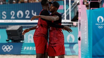 أولمبياد باريس، القطريان أحمد تيجان وشريف يونس يفوزان على الثنائي الإيطالي بالكرة الطائرة الشاطئية