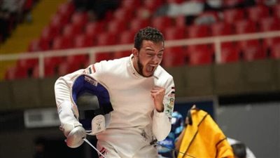 محمد السيد يتأهل لثمن نهائي منافسات سلاح سيف المبارزة